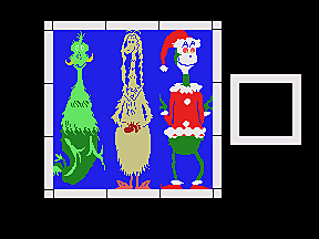 Dr. Seuss: Fix-Up the Mix-Up Puzzler - Colecovision Screen