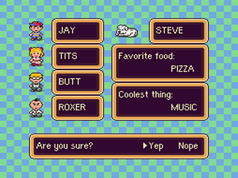 Earthbound - SNES Screen