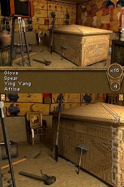 Emily Archer and the Curse of Tutankhamun - DS/DSi Screen