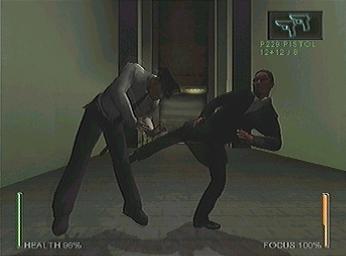 Enter the Matrix - PS2 Screen