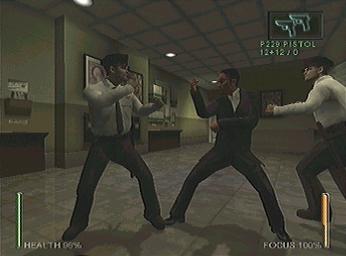 Enter the Matrix - PS2 Screen