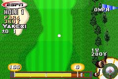 ESPN Final Round Golf - GBA Screen