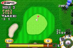 ESPN Final Round Golf - GBA Screen