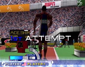 ESPN Track And Field - PS2 Screen