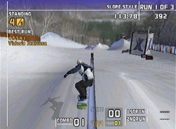 ESPN Winter X Games Snowboarding - PS2 Screen