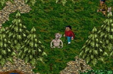 E.T. The Extra-Terrestrial - GBA Screen