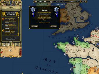 Europa Universalis II - PC Screen