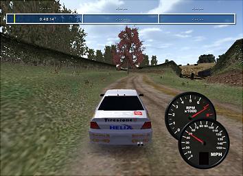 Euro Rally Champion - PC Screen