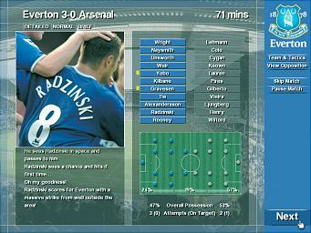 Everton Club Manager - PC Screen