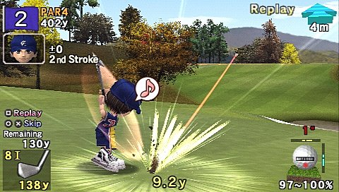 Everybody's Golf - PSP Screen