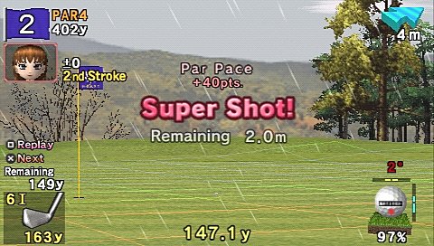 Everybody's Golf - PSP Screen