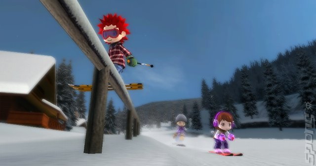 Family Ski & Snowboard - Wii Screen