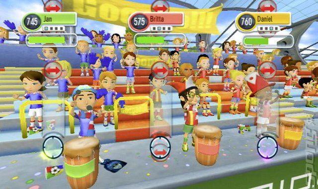 Fantastic Football Fan Party - Wii Screen