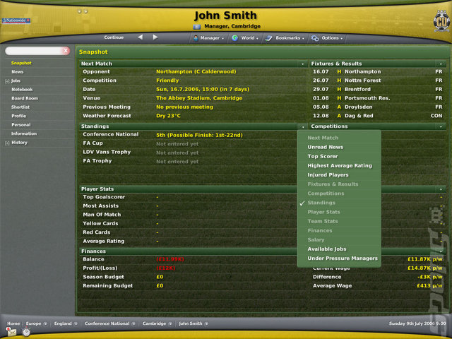Football Manager 2007 - First Details News image