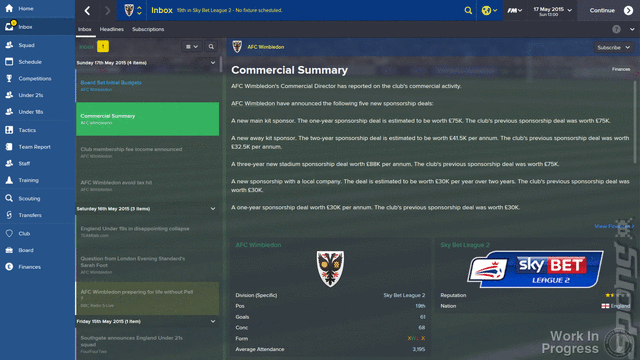 Football Manager 2015 Editorial image