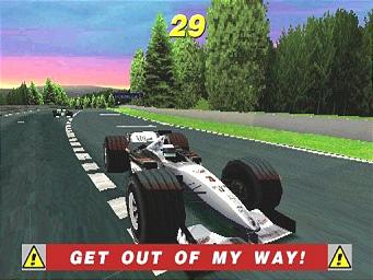 Formula One Arcade - PlayStation Screen