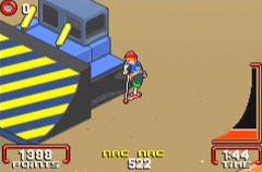 Freestyle Scooter - GBA Screen