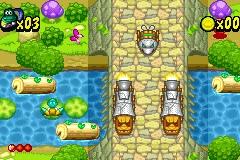Frogger's Adventures: Temple of the Frog - GBA Screen