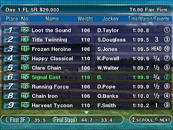 G1 Jockey 3 - PS2 Screen