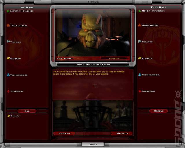 Galactic Civilizations II Ultimate Edition - PC Screen