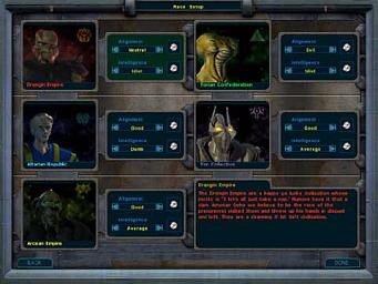 Galactic Civilizations - PC Screen