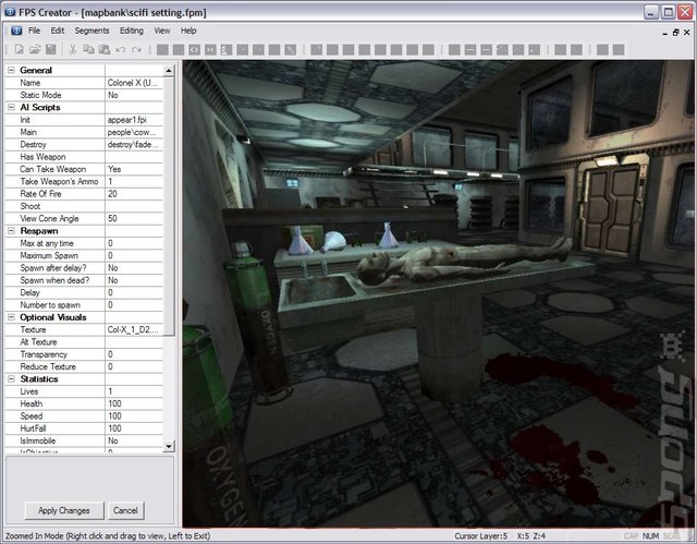 Game Design Studio: First Person Shooter Creator - PC Screen