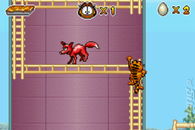 Garfield and His Nine Lives - GBA Screen