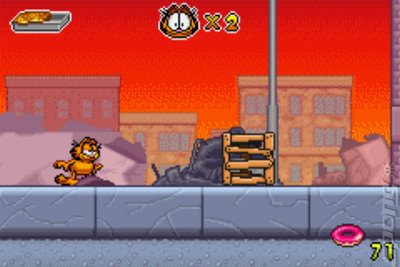 Garfield and His Nine Lives - GBA Screen