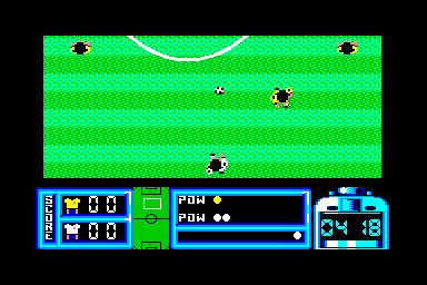 Gary Lineker's Hot Shot! - C64 Screen