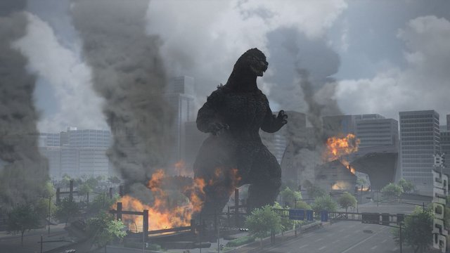 Godzilla - PS4 Screen