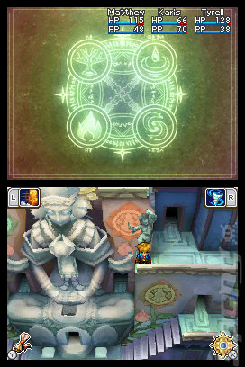 Golden Sun: Dark Dawn - DS/DSi Screen