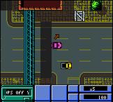 Grand Theft Auto - Game Boy Color Screen