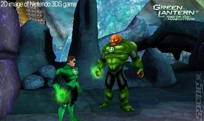 Green Lantern: Rise of the Manhunters - 3DS/2DS Screen