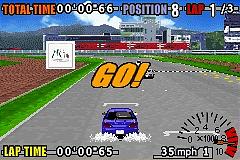 GT Advance 3: Pro Concept Racing - GBA Screen