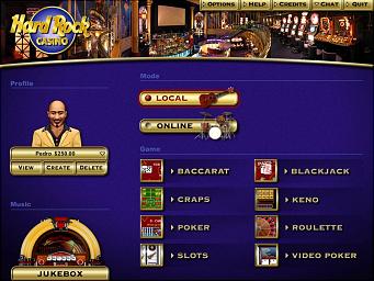 Hard Rock Casino - PC Screen