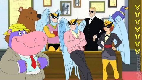 Harvey Birdman: Attorney at Law - PS2 Screen