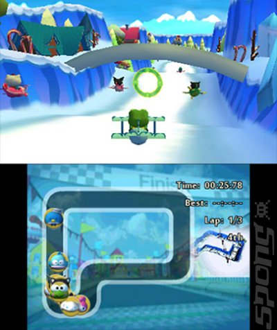Hello Kitty and Sanrio Friends: 3D Racing - 3DS/2DS Screen