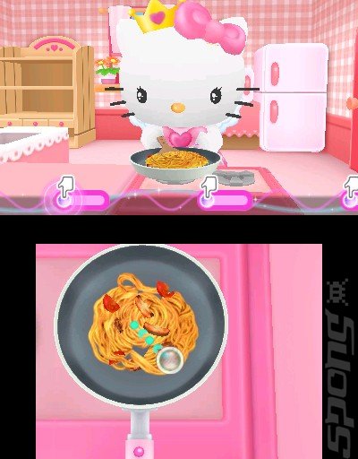 Hello Kitty and The Apron of Magic: Rhythm Cooking - 3DS/2DS Screen