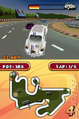 Herbie: Rescue Rally - DS/DSi Screen