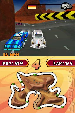 Herbie: Rescue Rally - DS/DSi Screen