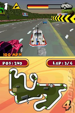 Herbie: Rescue Rally - DS/DSi Screen