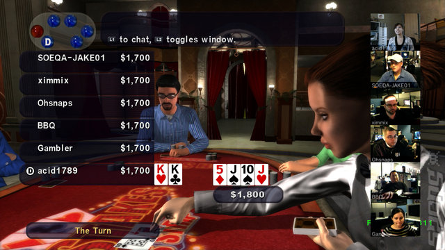 High Stakes on the Vegas Strip: Poker Edition - PS3 Screen