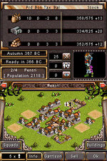 History Great Empires: Rome - DS/DSi Screen