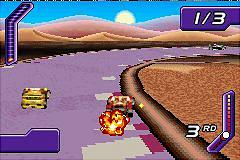 Hot Wheels World Race - GBA Screen