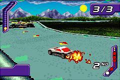 Hot Wheels World Race - GBA Screen