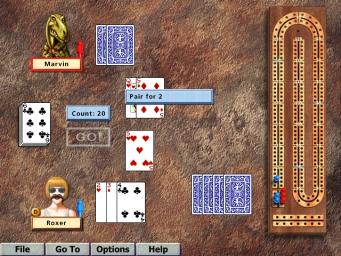 Hoyle Card Games - Power Mac Screen