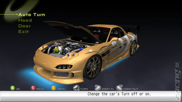 Import Tuner Challenge - Xbox 360 Screen