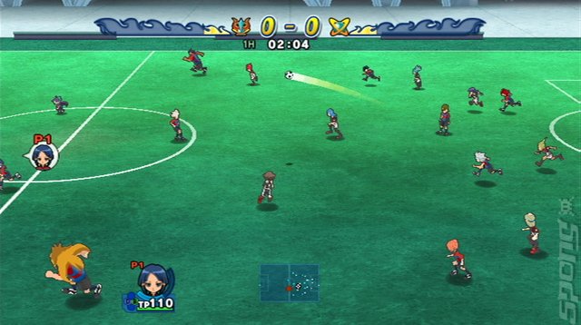 Inazuma Eleven Strikers - Wii Screen