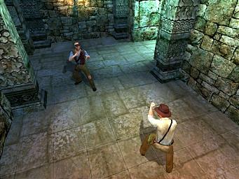 Indiana Jones and the Emperor's Tomb - PS2 Screen