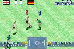 International Superstar Soccer - GBA Screen